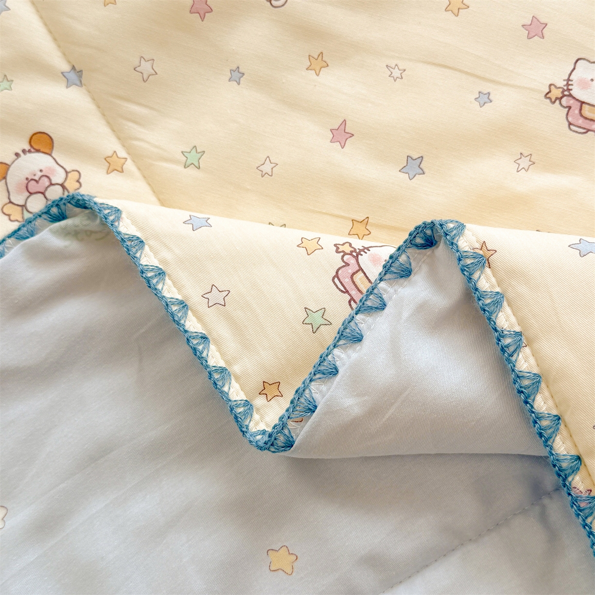 91家纺网 家纺一手货源 找家纺 犇牛仓储供应链 2026春夏新款全棉印花新疆棉花夏被夏凉被空调被 梦宠星光