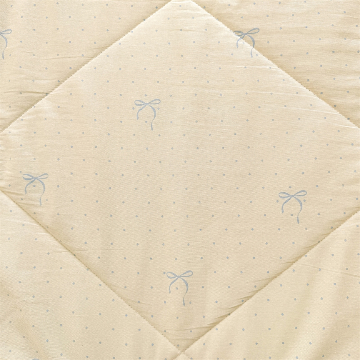 91家纺网 家纺一手货源 找家纺 犇牛仓储供应链 2026春夏新款全棉印花新疆棉花夏被夏凉被空调被 波点蝴蝶结