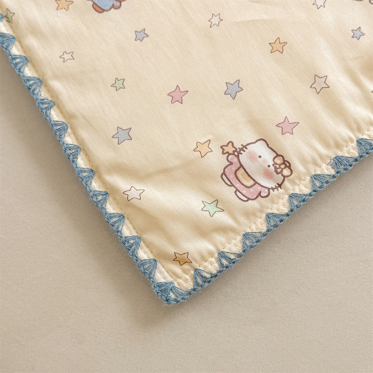 91家纺网 家纺一手货源 找家纺 犇牛仓储供应链 2026春夏新款全棉印花新疆棉花夏被夏凉被空调被 梦宠星光