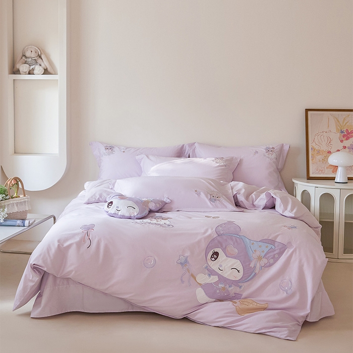 91家纺网 家纺一手货源 找家纺 （总）金绣美居 2026春夏新款全棉纯棉贴布绣四件套-小库米