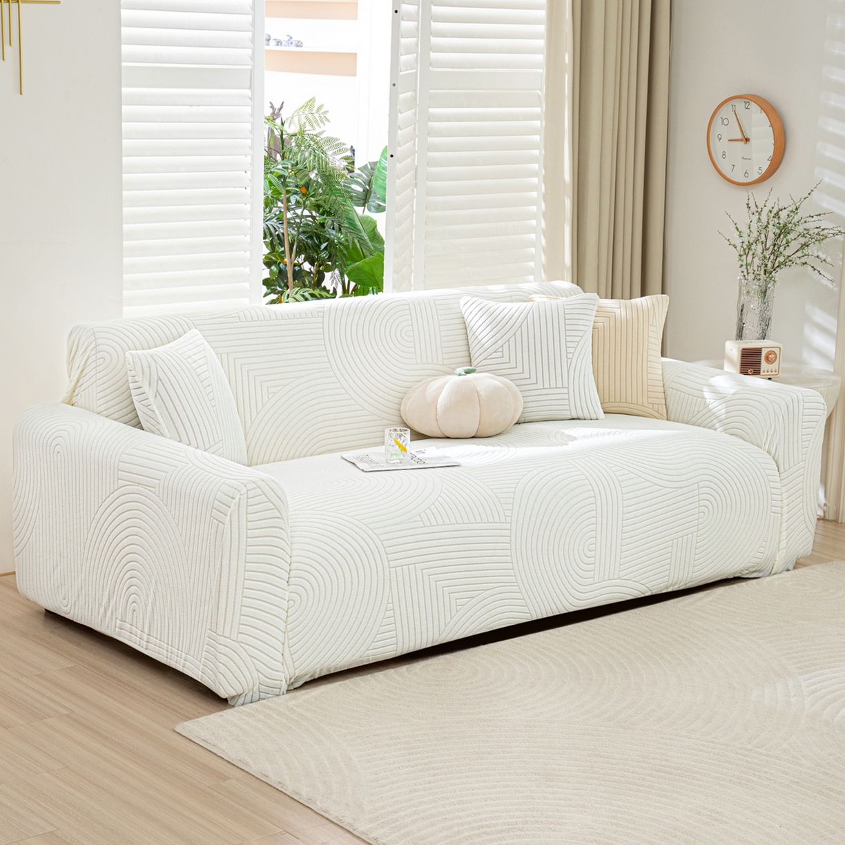 91家纺网 家纺一手货源 找家纺 （总）沐沐家纺 2026新款外贸内销跨境电商瑞士卷沙发套