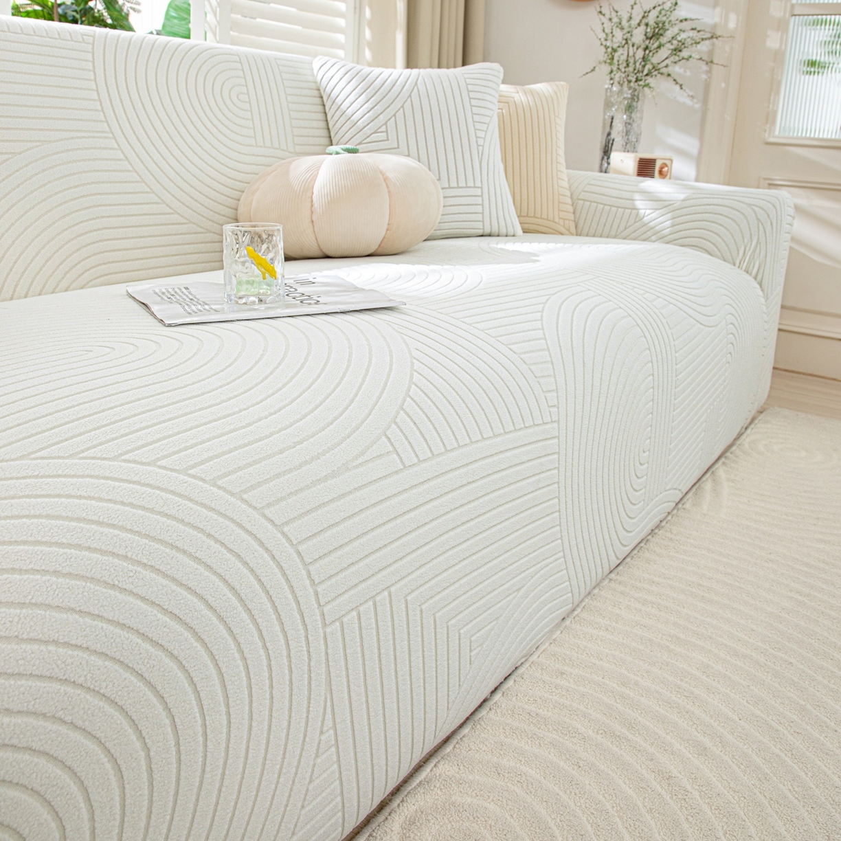 91家纺网 家纺一手货源 找家纺 （总）沐沐家纺 2026新款外贸内销跨境电商瑞士卷沙发套