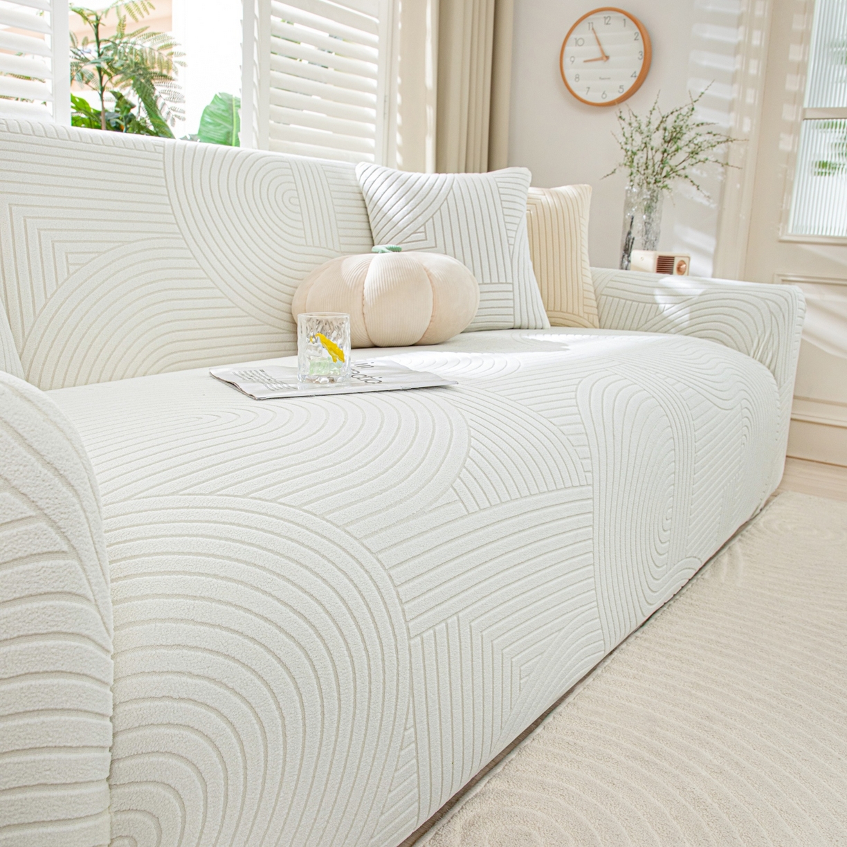 91家纺网 家纺一手货源 找家纺 （总）沐沐家纺 2026新款外贸内销跨境电商瑞士卷沙发套