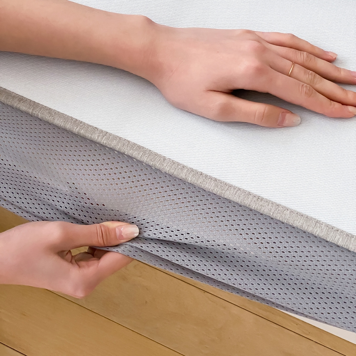 91家纺网 家纺一手货源 找家纺 （总）三味舒屋 2026新款软萌时光系列卡通A类抗菌防螨凉感印花冰丝凉席（床笠款）