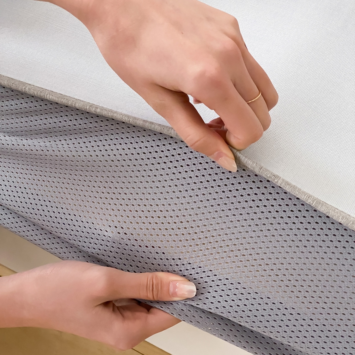 91家纺网 家纺一手货源 找家纺 三味舒屋 2026新款软萌时光系列卡通A类抗菌防螨凉感印花冰丝凉席（床笠款） 蓝领杰克