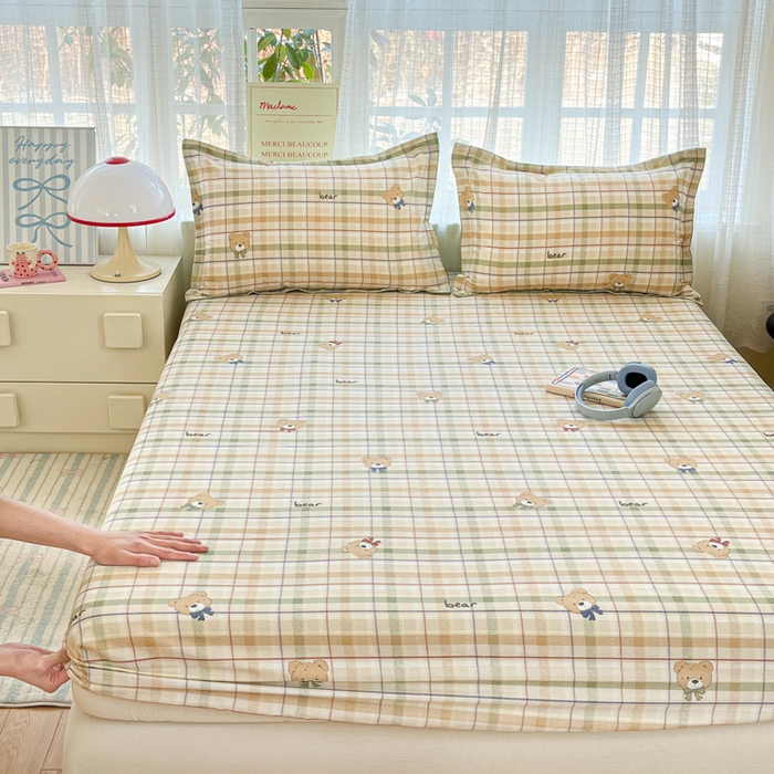 91家纺网 家纺一手货源 找家纺 好亿来  2025新款植物羊绒加厚斜纹磨毛单被套 幸运狗