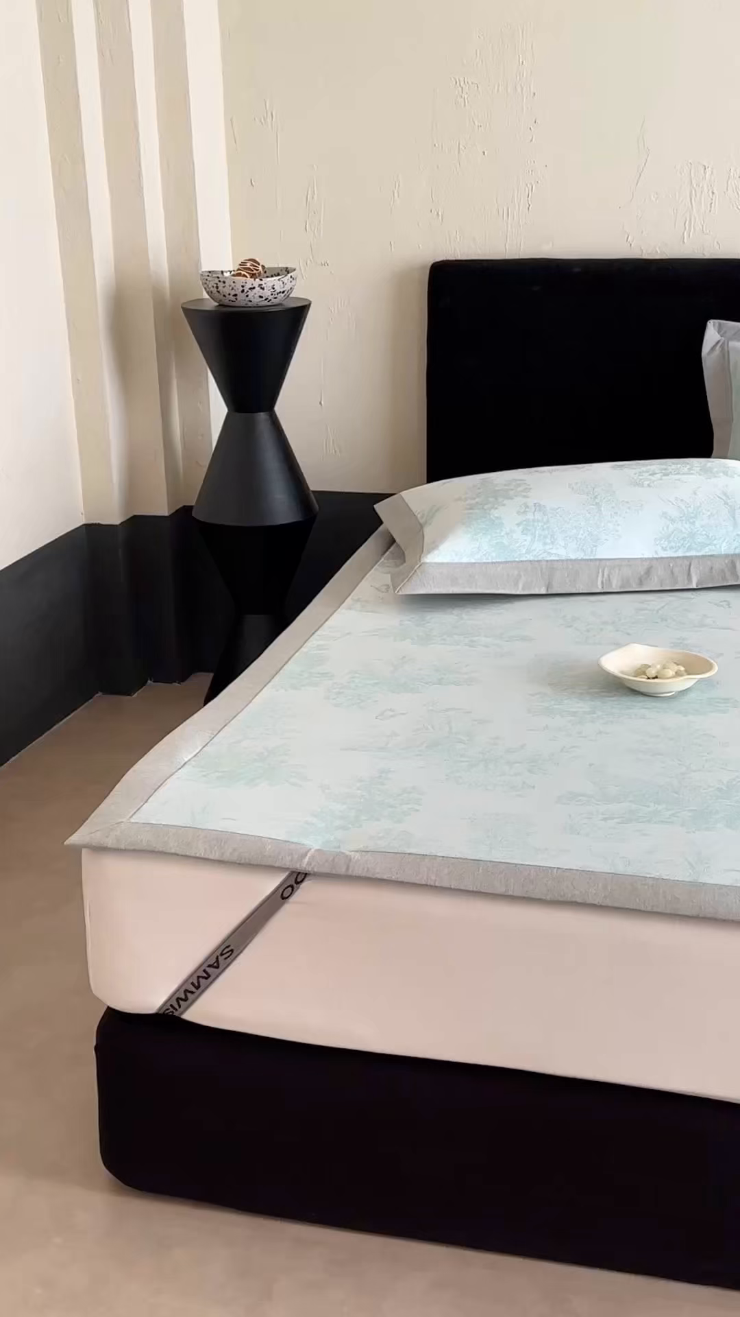 91家纺网 家纺一手货源 找家纺 （总）三味舒屋 2026新款A类抗菌防螨凉感提花冰丝凉席