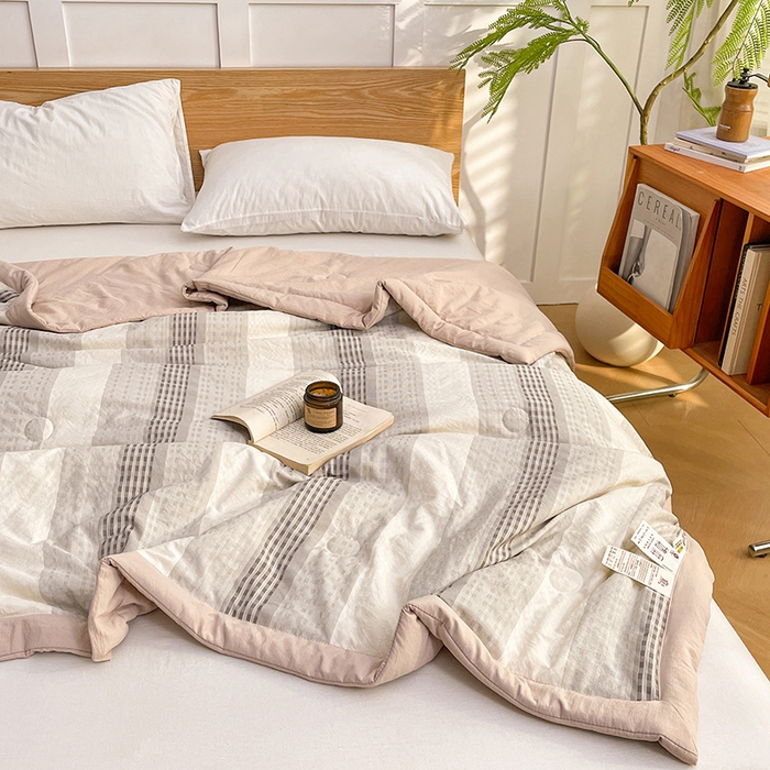 91家纺网 家纺一手货源 找家纺 （总）VIP被业 2026新款雅织提花亚麻夏被夏凉被空调被