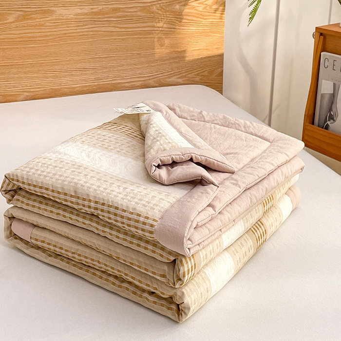 91家纺网 家纺一手货源 找家纺 （总）VIP被业 2026新款雅织提花亚麻夏被夏凉被空调被