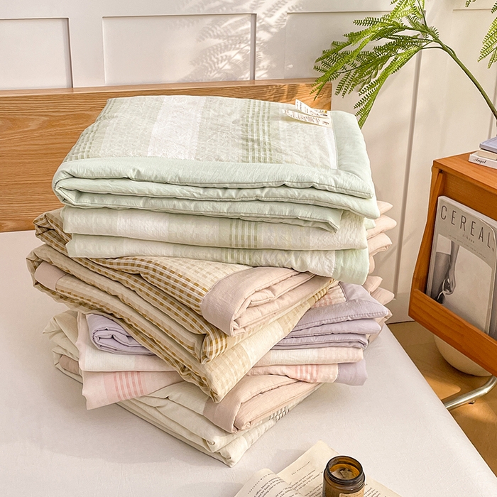 VIP被业 2026新款雅织提花亚麻夏被夏凉被空调被 组合图（仅供展示不可下单）