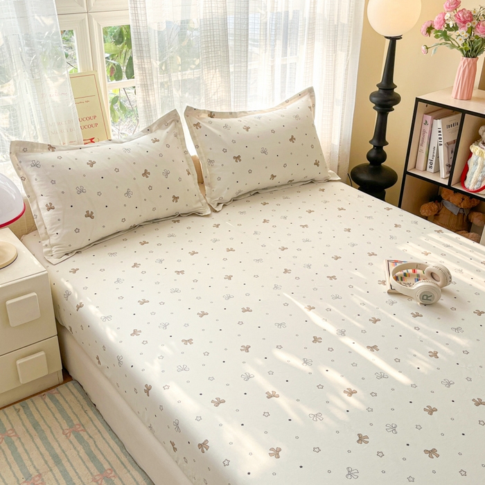 91家纺网 家纺一手货源 找家纺 好亿来家纺 2026新款全棉纯棉印花小清新床笠单件床笠单品单床笠 凯莉梦境