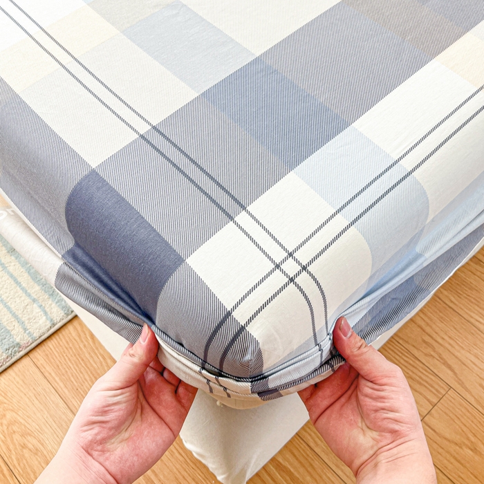 91家纺网 家纺一手货源 找家纺 好亿来家纺 2026新款全棉纯棉印花小清新床笠单件床笠单品单床笠 浪漫定义