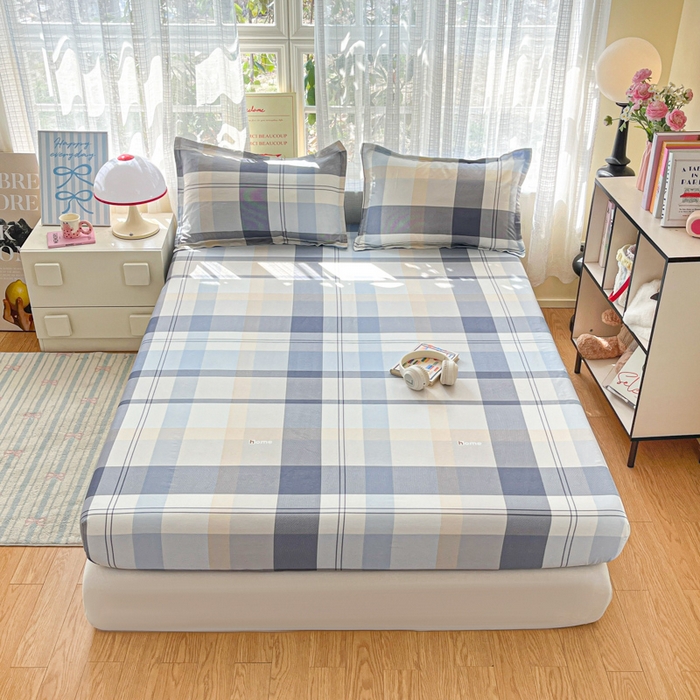 91家纺网 家纺一手货源 找家纺 好亿来家纺 2026新款全棉纯棉印花小清新床笠单件床笠单品单床笠 浪漫定义