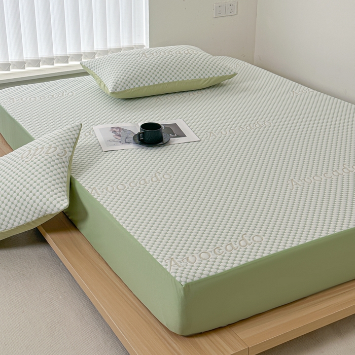 91家纺网 家纺一手货源 找家纺 （总）馨乐家纺 2026新款A类三层纱夹棉床笠（特殊尺寸 量大可定制）