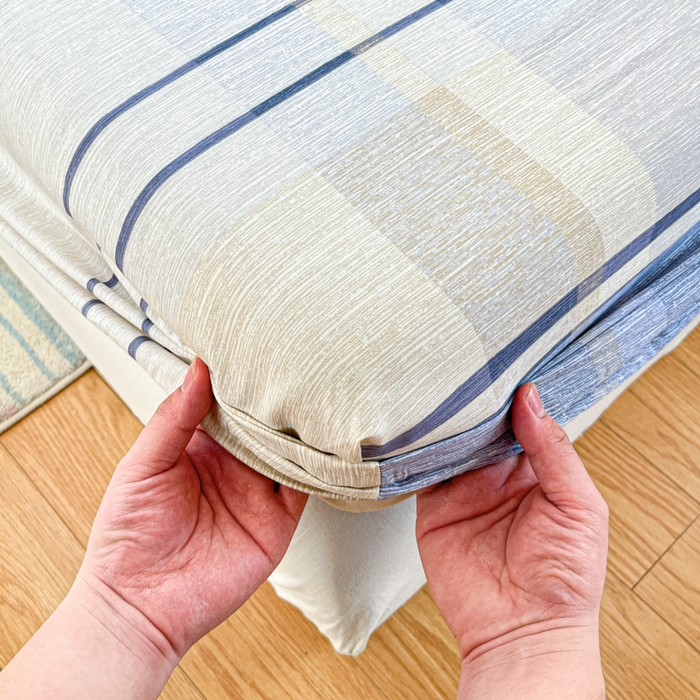 91家纺网 家纺一手货源 找家纺 好亿来家纺 2026新款全棉纯棉印花小清新床笠单件床笠单品单床笠 塞纳风情