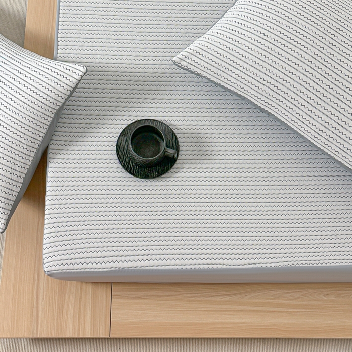 91家纺网 家纺一手货源 找家纺 馨乐家纺 2026新款A类三层纱夹棉床笠（特殊尺寸 量大可定制） 三层纱床笠-灵波