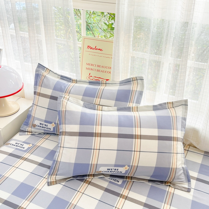 91家纺网 家纺一手货源 找家纺 好亿来家纺 2026新款全棉纯棉印花小清新床笠单件床笠单品单床笠 绅士品格-兰