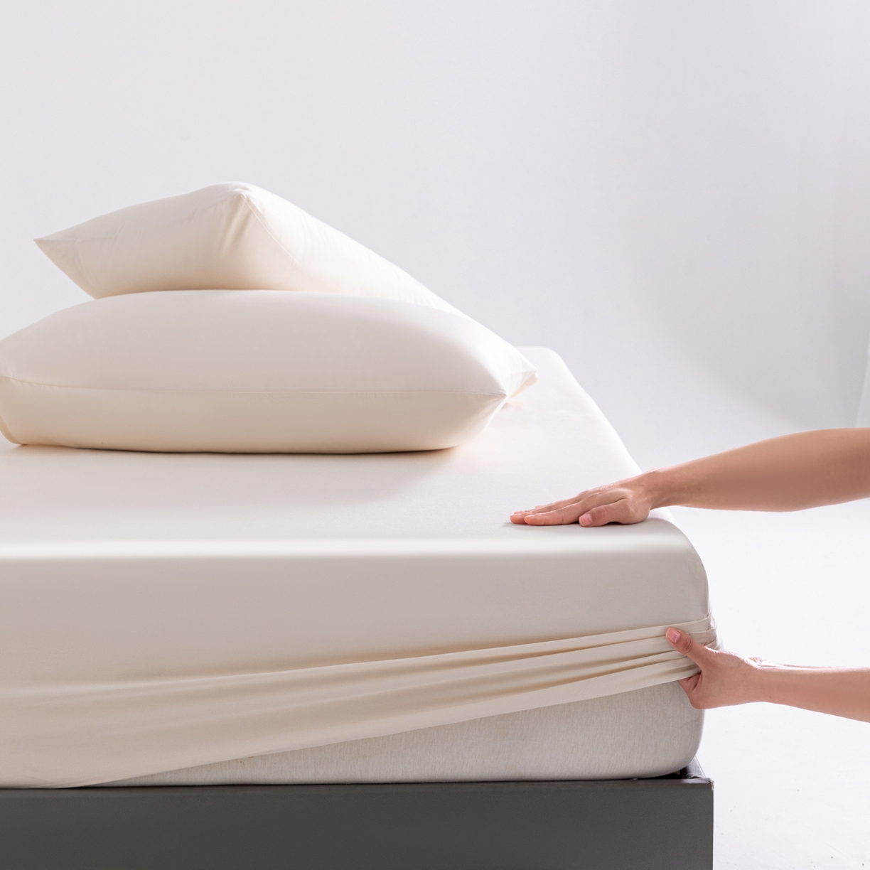 91家纺网 家纺一手货源 找家纺 （总）梵心家纺 2026新款60s长绒棉全棉纯棉床笠单品床笠单件