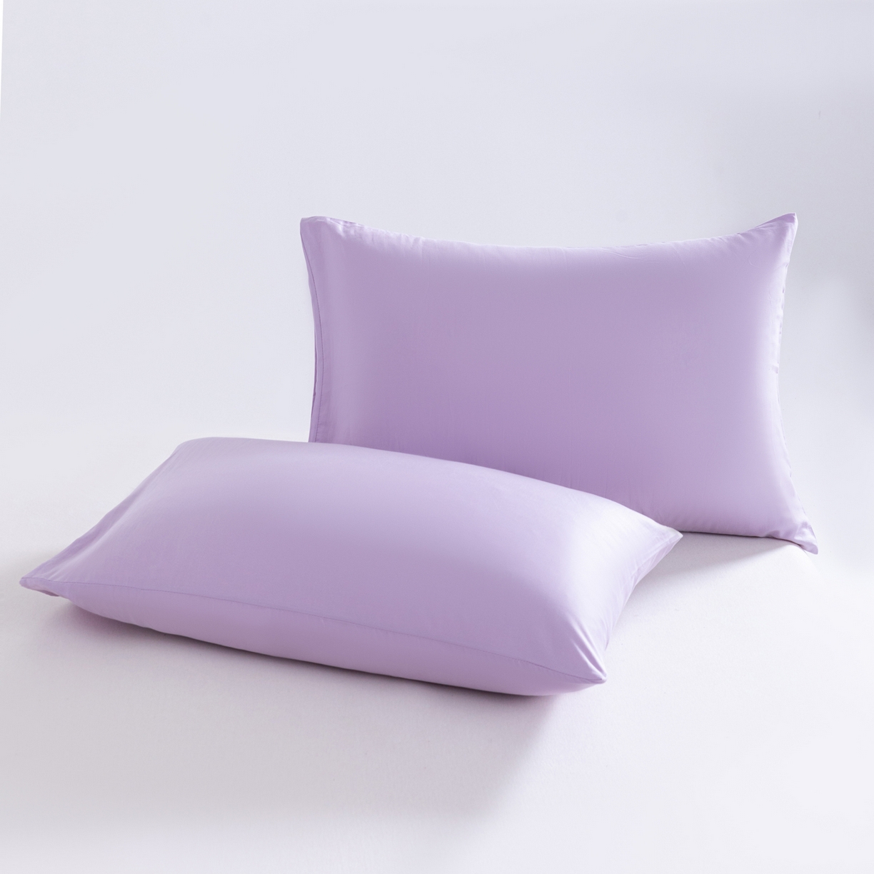 91家纺网 家纺一手货源 找家纺 梵心家纺 2026新款60s长绒棉全棉纯棉床笠单品床笠单件 浅黛紫