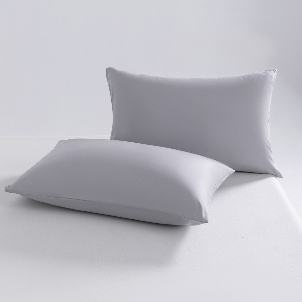 91家纺网 家纺一手货源 找家纺 梵心家纺 2026新款60s长绒棉全棉纯棉床笠单品床笠单件 云山灰