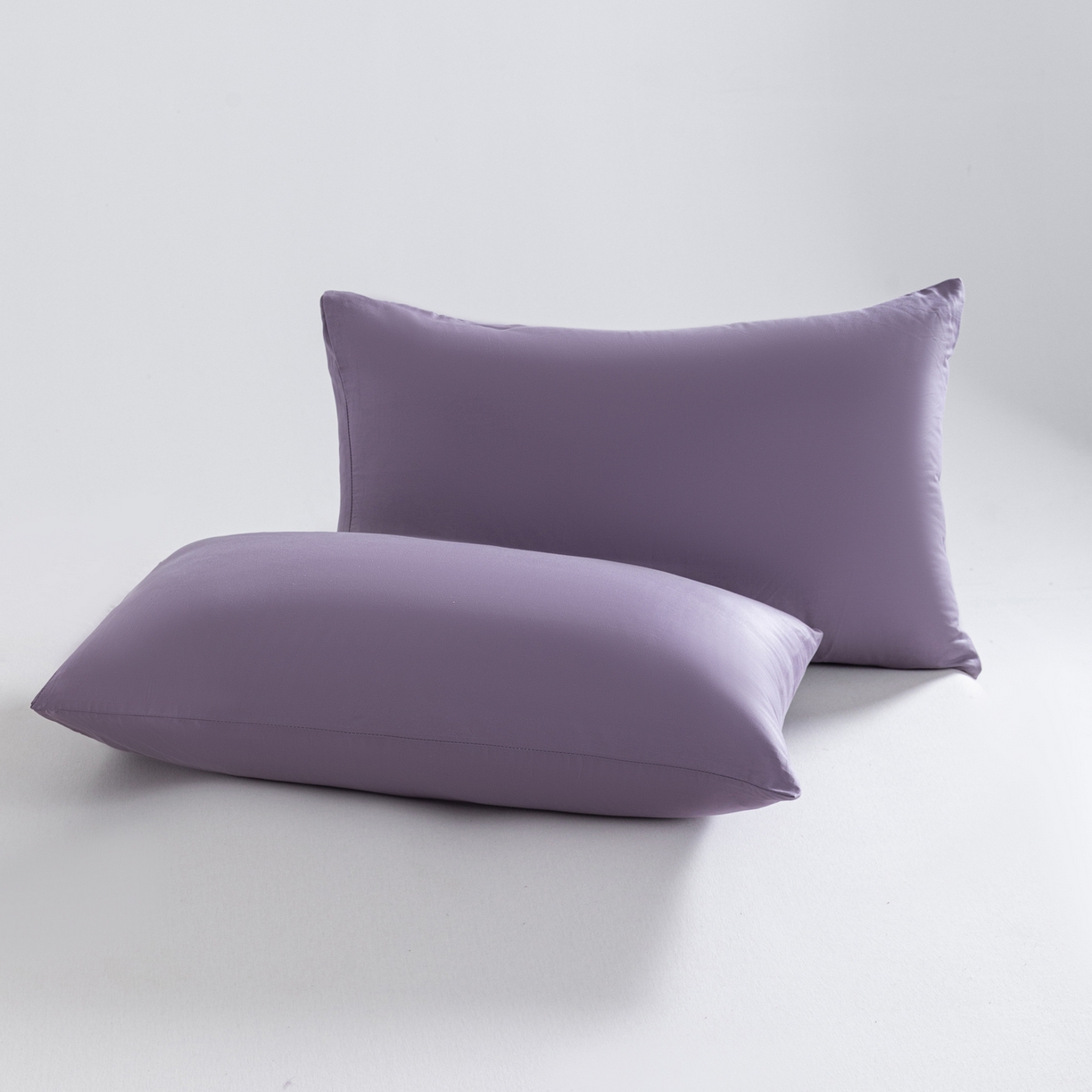 91家纺网 家纺一手货源 找家纺 梵心家纺 2026新款60s长绒棉全棉纯棉床笠单品床笠单件 堇雾紫