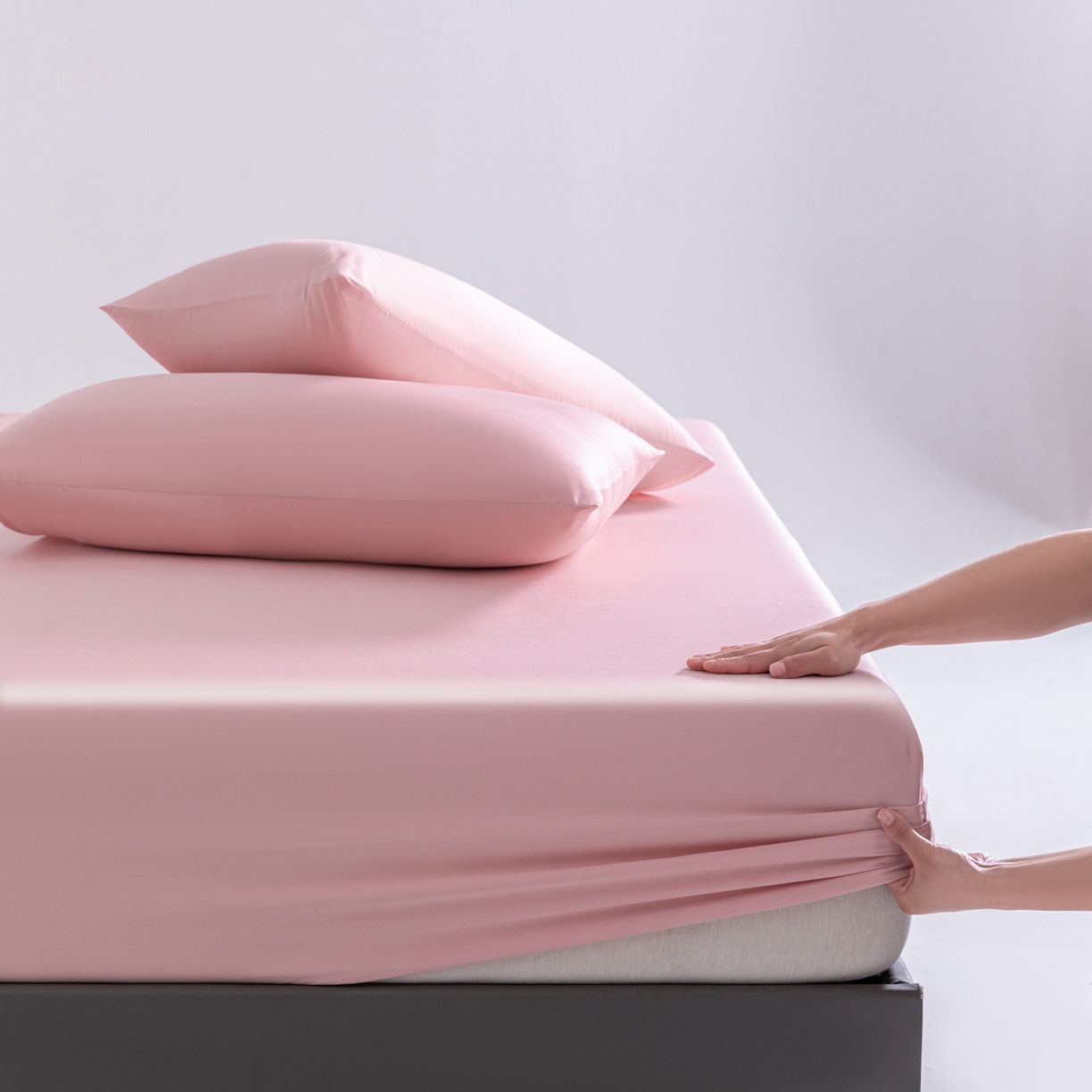 91家纺网 家纺一手货源 找家纺 （总）梵心家纺 2026新款60s长绒棉全棉纯棉床笠单品床笠单件