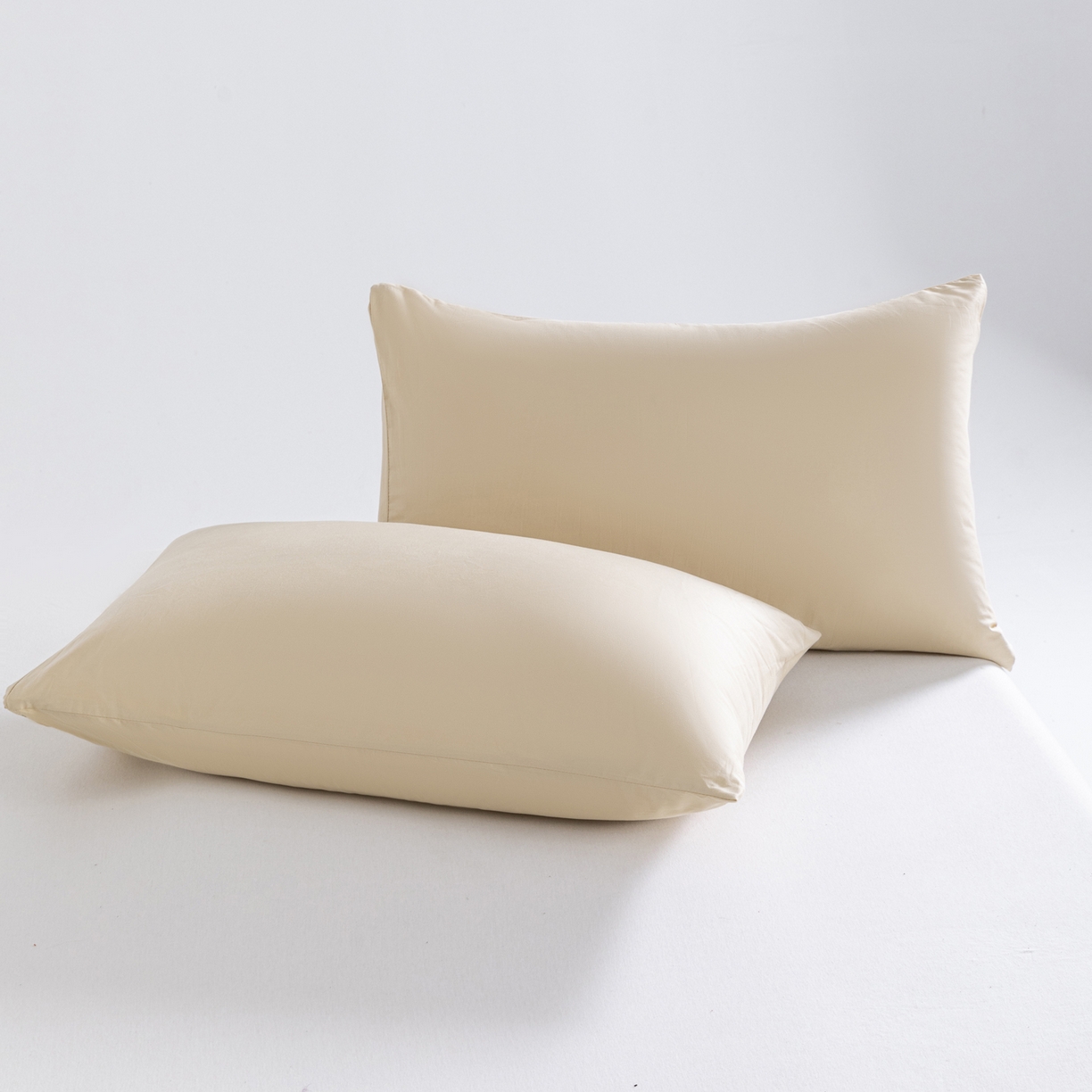 91家纺网 家纺一手货源 找家纺 梵心家纺 2026新款60s长绒棉全棉纯棉床笠单品床笠单件 雾光金