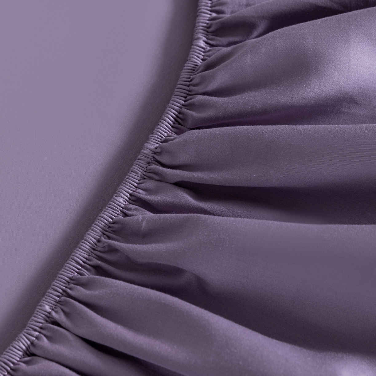 91家纺网 家纺一手货源 找家纺 梵心家纺 2026新款60s长绒棉全棉纯棉床笠单品床笠单件 堇雾紫