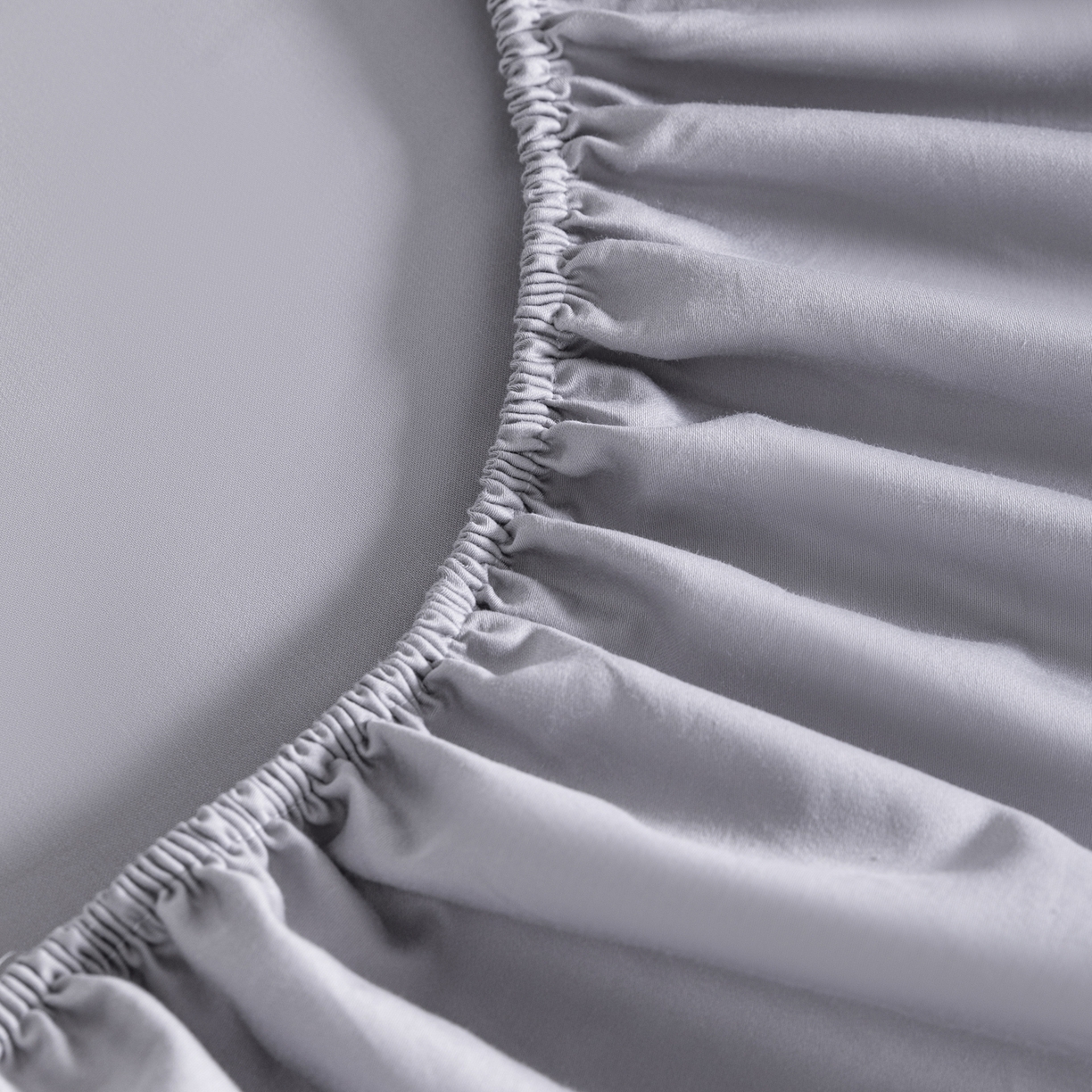 91家纺网 家纺一手货源 找家纺 梵心家纺 2026新款60s长绒棉全棉纯棉床笠单品床笠单件 云山灰