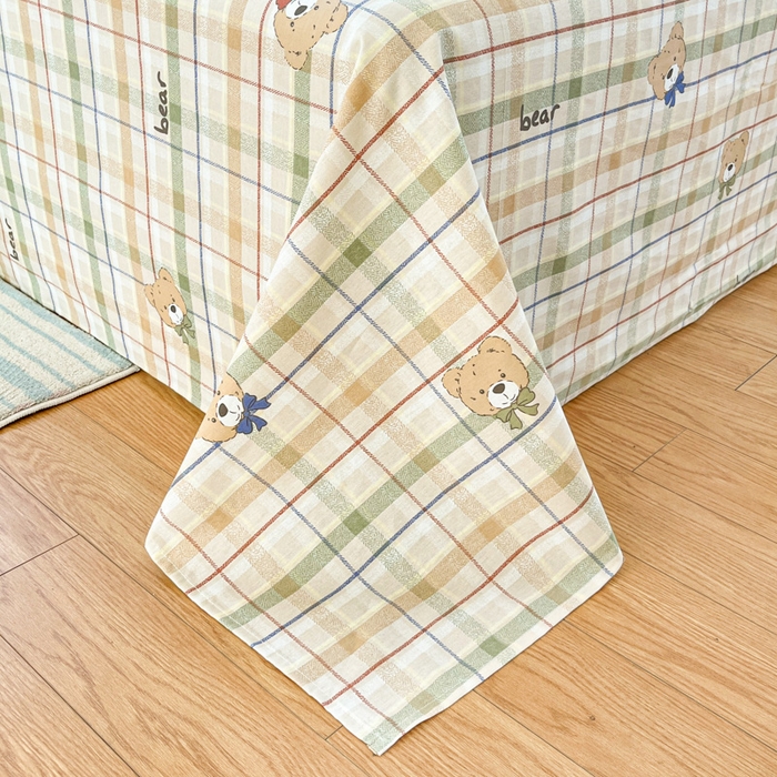 91家纺网 家纺一手货源 找家纺 （总）好亿来家纺 2026新款全棉纯棉印花小清新床单单件床单单品单床单