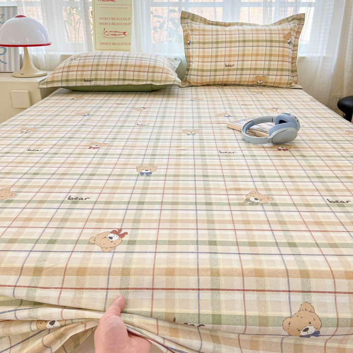 91家纺网 家纺一手货源 找家纺 （总）好亿来家纺 2026新款全棉纯棉印花小清新床单单件床单单品单床单