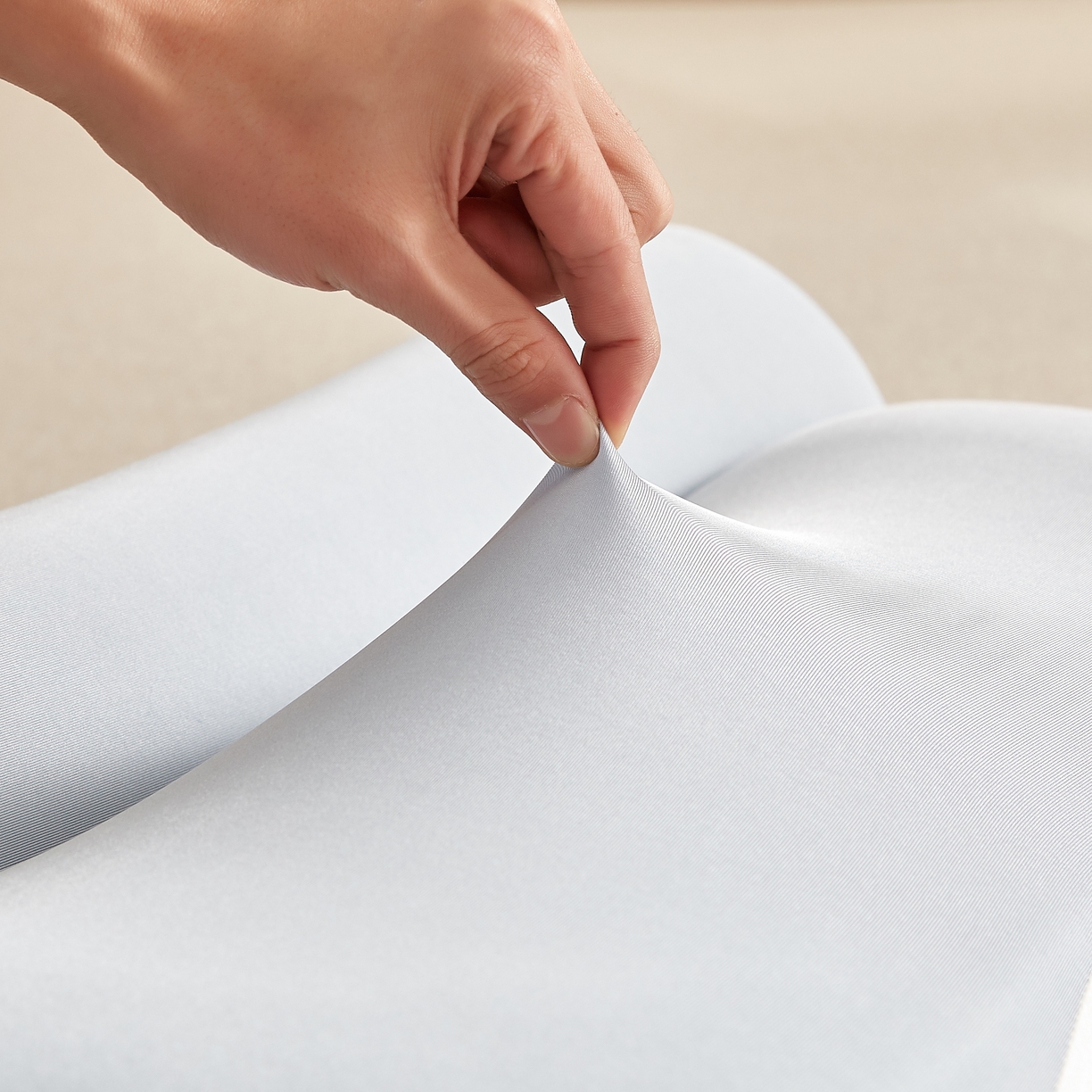 91家纺网 家纺一手货源 找家纺 织布人 2026新款记忆枕夏季凉感零压慢回弹记忆组合枕头成人颈椎记忆棉枕芯 凉感丝记忆棉组合枕-蓝色