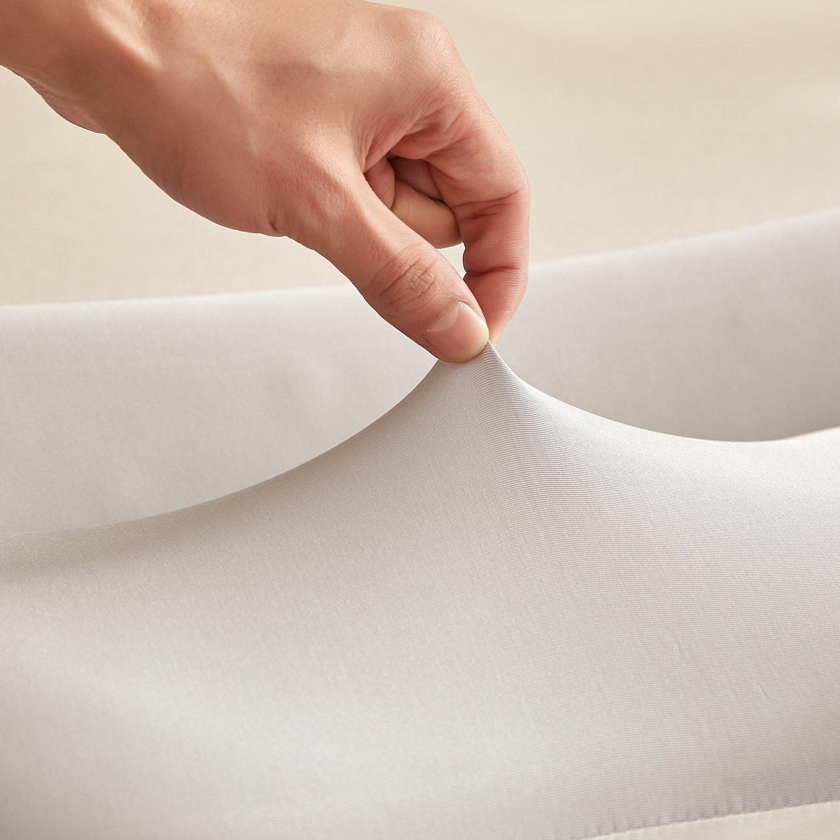 91家纺网 家纺一手货源 找家纺 织布人 2026新款记忆枕夏季凉感零压慢回弹记忆组合枕头成人颈椎记忆棉枕芯 凉感丝记忆棉组合枕-灰色