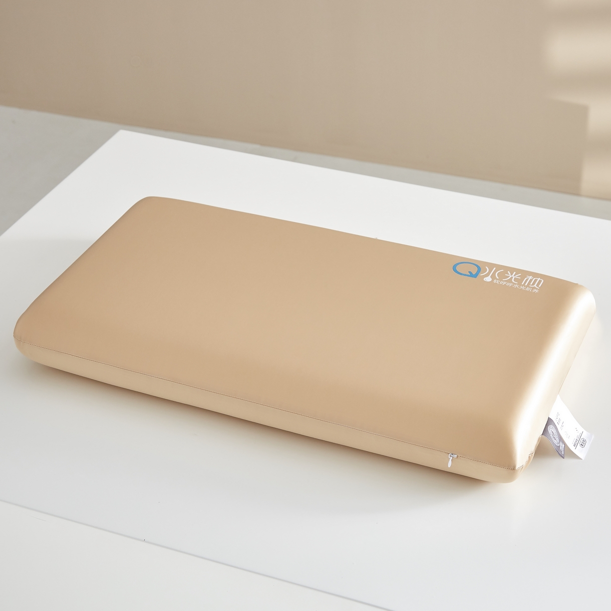 91家纺网 家纺一手货源 找家纺 织布人 2026新款记忆枕夏季凉感A类云柔水光枕零压力慢回弹记忆枕头枕芯 凉感丝A类云柔水光记忆枕-卡其