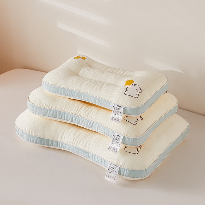 91家纺网 家纺一手货源 找家纺 （总）织布人 2026新款枕芯A类星愿兔亲子枕头儿童枕学生枕成人家用护颈椎枕头