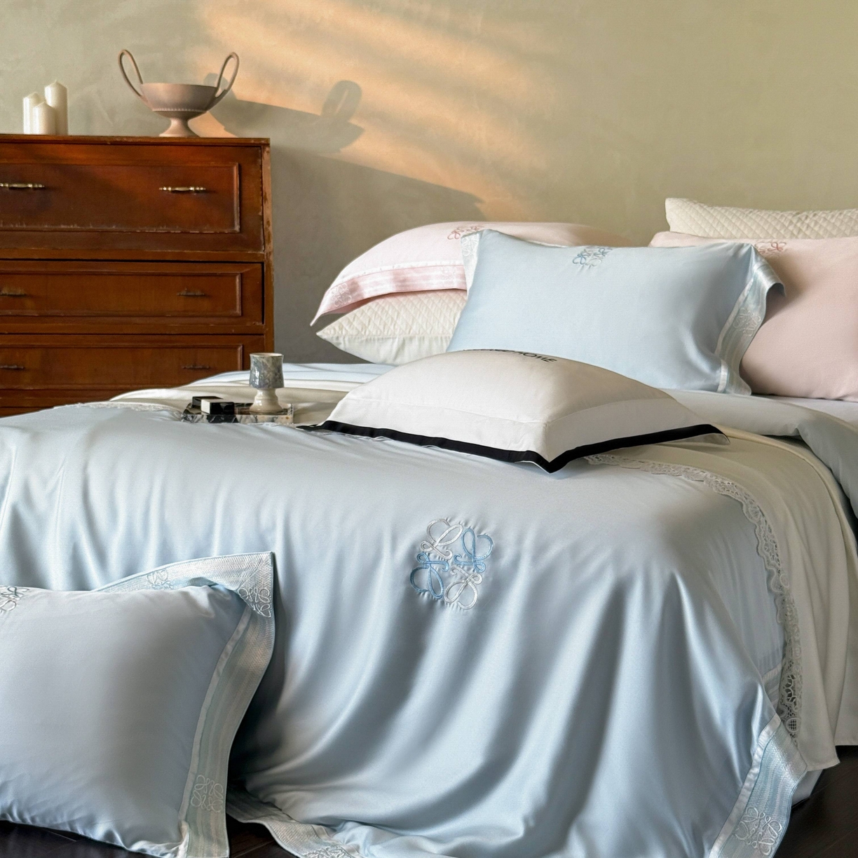 91家纺网 家纺一手货源 找家纺 （总）初拾 2026新款60支奥地利进口兰精天丝四件套—春夏调色师