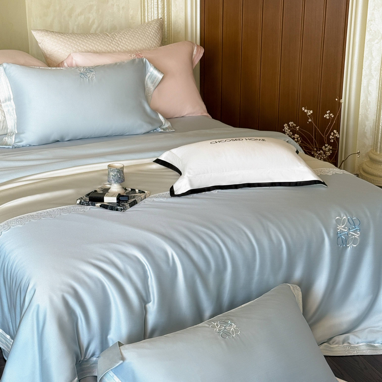 91家纺网 家纺一手货源 找家纺 （总）初拾 2026新款60支奥地利进口兰精天丝四件套—春夏调色师