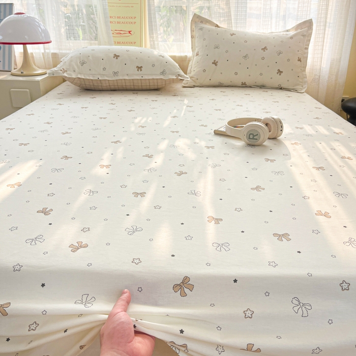 91家纺网 家纺一手货源 找家纺 好亿来家纺 2026新款全棉纯棉印花小清新床单单件床单单品单床单 凯莉梦境