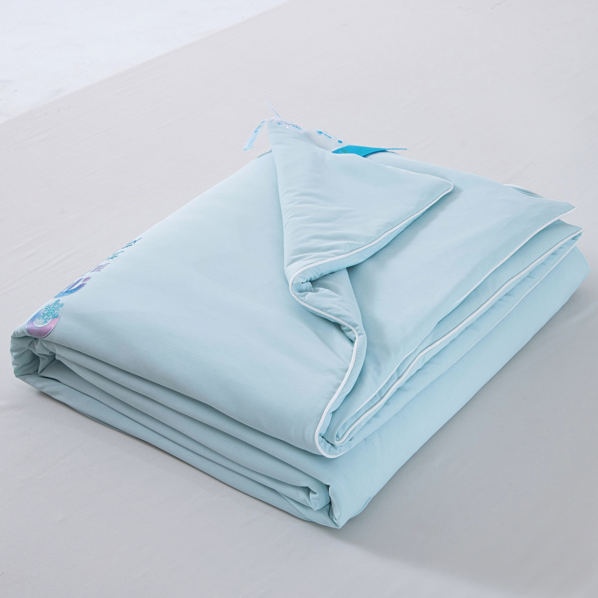 91家纺网 家纺一手货源 找家纺 芭伯妮 2026新款黑科技小冰被夏被空调被夏凉被 绿色