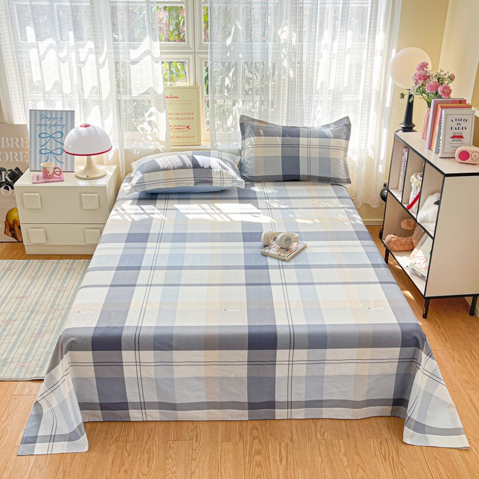 好亿来家纺 2026新款全棉纯棉印花小清新床单单件床单单品单床单 浪漫定义