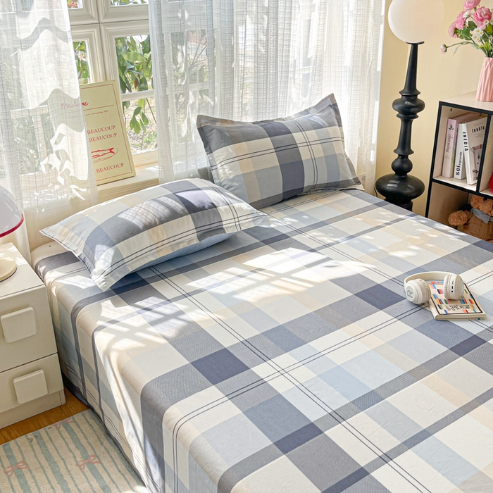 91家纺网 家纺一手货源 找家纺 好亿来家纺 2026新款全棉纯棉印花小清新床单单件床单单品单床单 浪漫定义