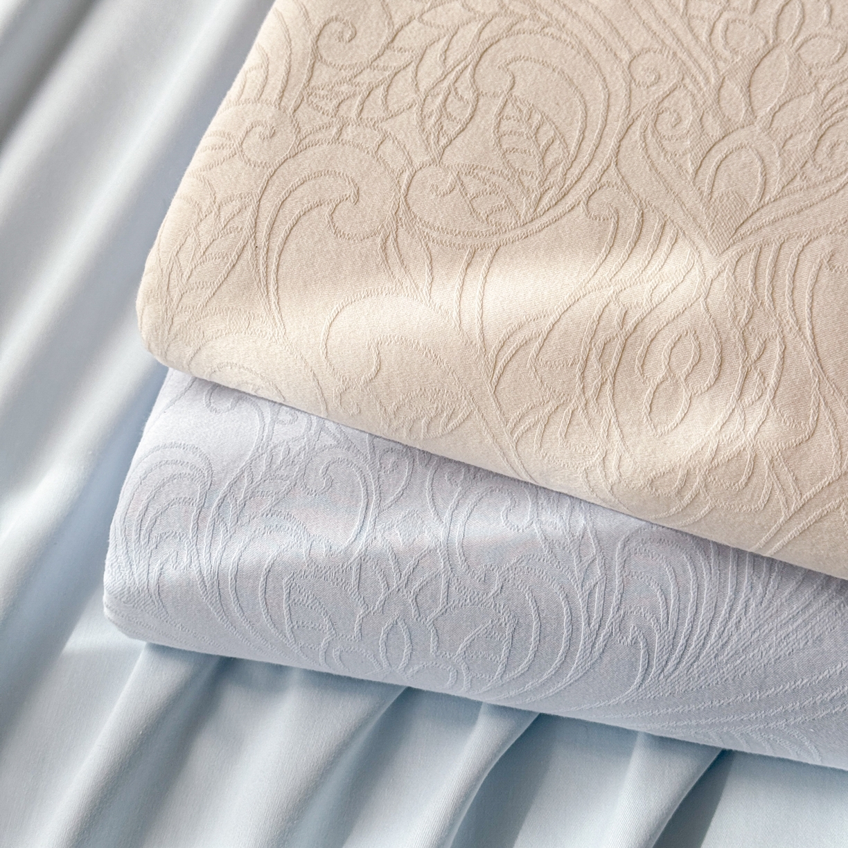 91家纺网 家纺一手货源 找家纺 眠博士 2026新款60水洗立体提花枕套场景二 组合图