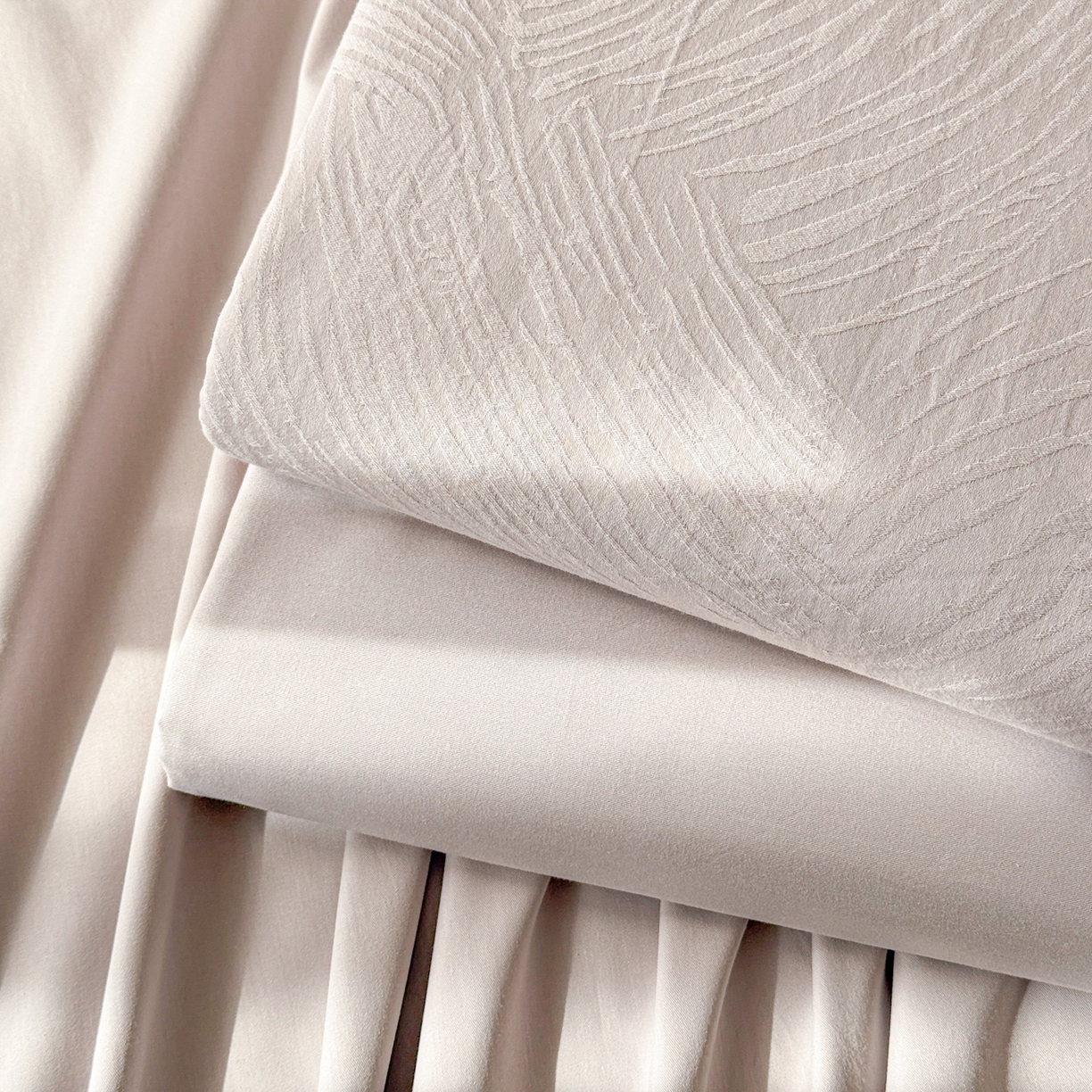 91家纺网 家纺一手货源 找家纺 眠博士 2026新款60水洗立体提花枕套场景二 组合图