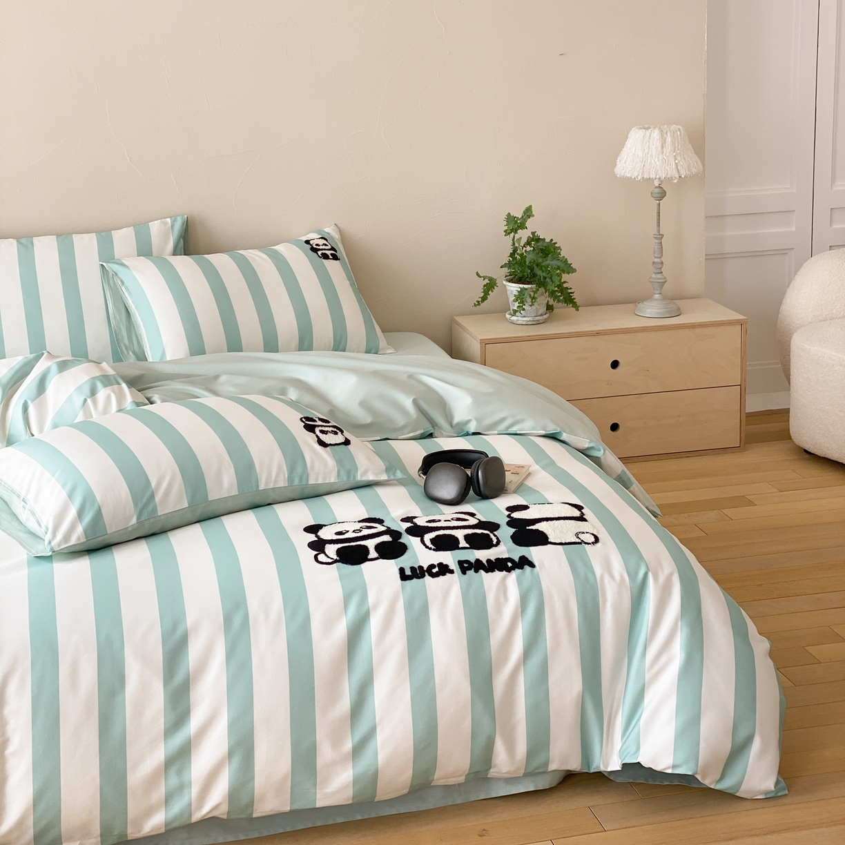 91家纺网 家纺一手货源 找家纺 （总）眠博士 2026新款50支长绒棉毛巾绣四件套