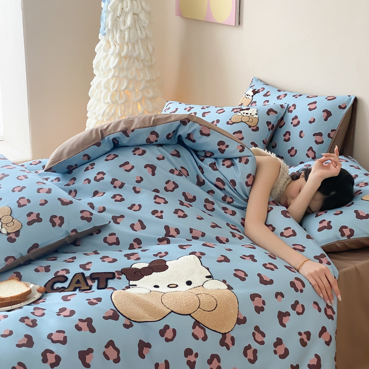 91家纺网 家纺一手货源 找家纺 （总）眠博士 2026新款50支长绒棉毛巾绣四件套