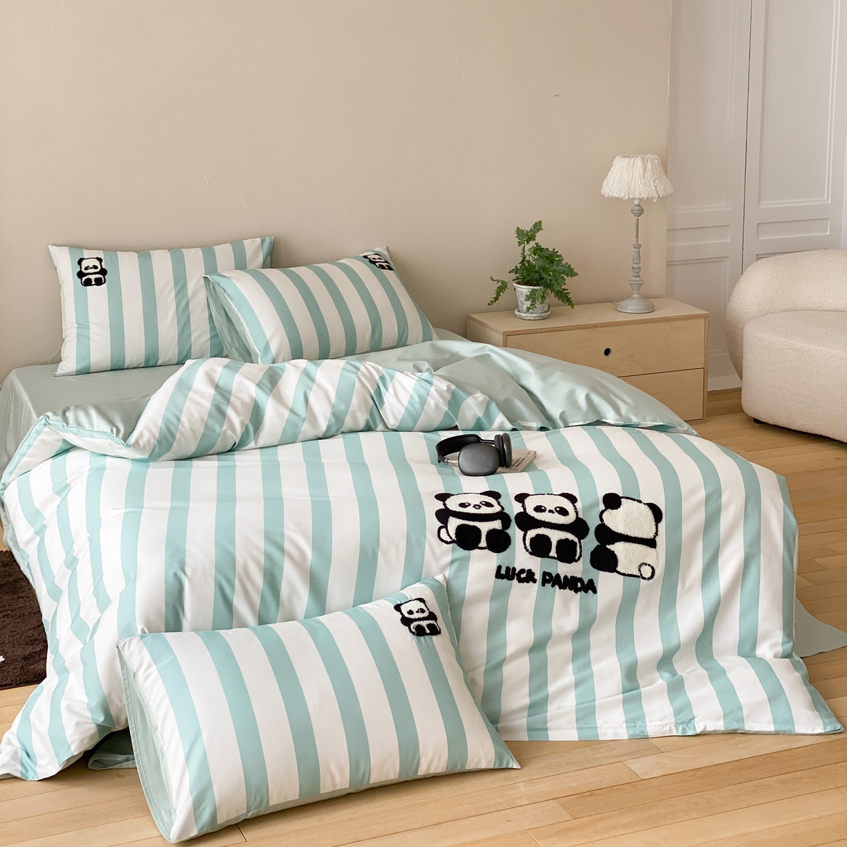 91家纺网 家纺一手货源 找家纺 （总）眠博士 2026新款50支长绒棉毛巾绣四件套