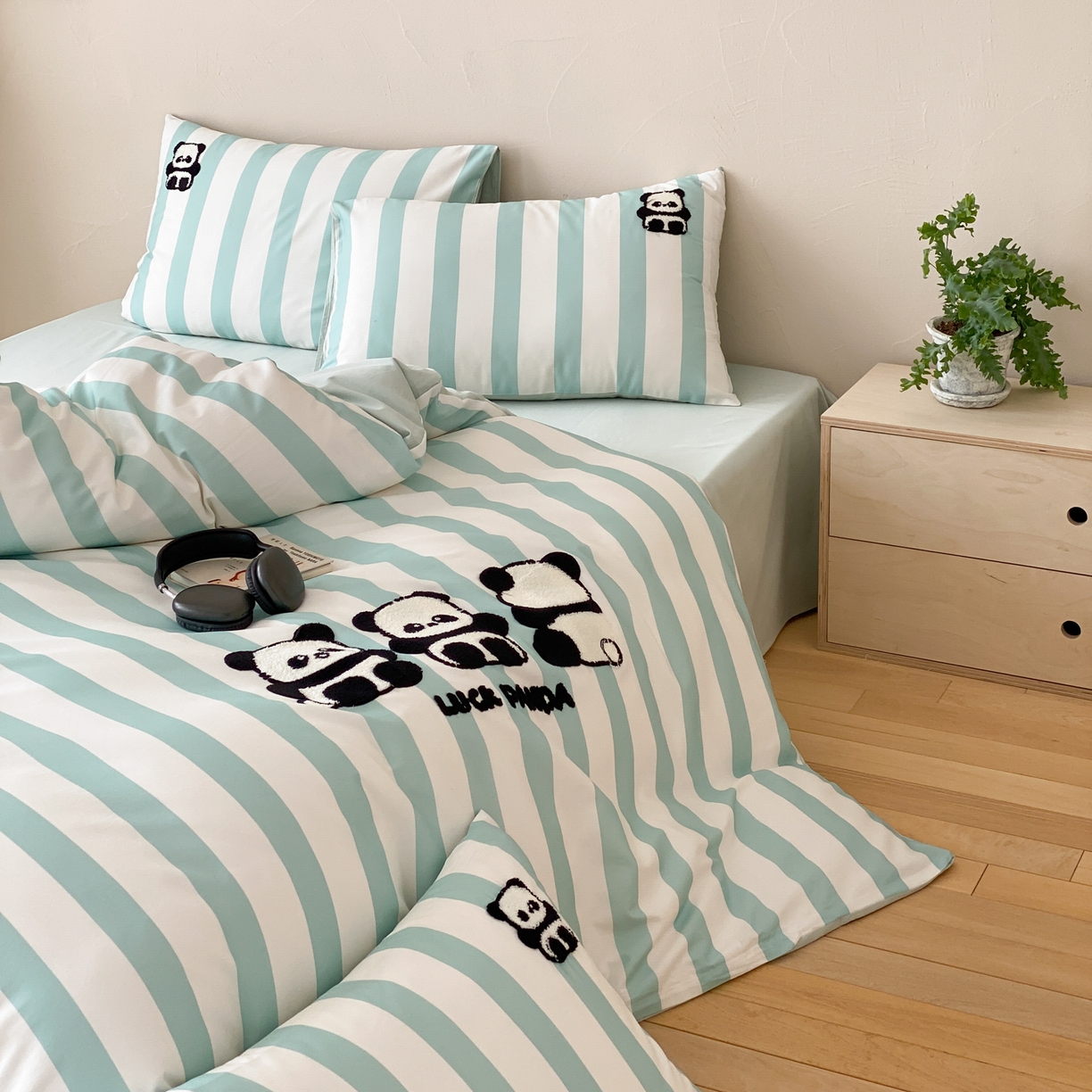 91家纺网 家纺一手货源 找家纺 （总）眠博士 2026新款50支长绒棉毛巾绣四件套