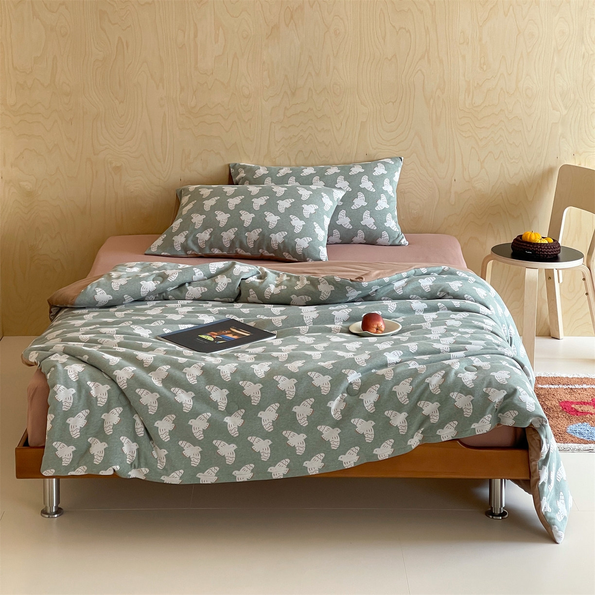 91家纺网 家纺一手货源 找家纺 （总）傲蕾良品 2026新款【自由组合】色织云柔控温被夏被（四件套）