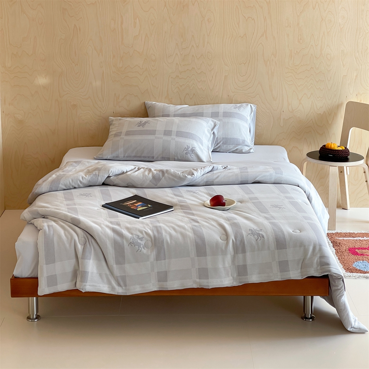 91家纺网 家纺一手货源 找家纺 （总）傲蕾良品 2026新款【自由组合】色织云柔控温被夏被（四件套）