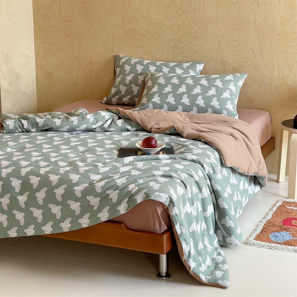 91家纺网 家纺一手货源 找家纺 （总）傲蕾良品 2026新款【自由组合】色织云柔控温被夏被（四件套）